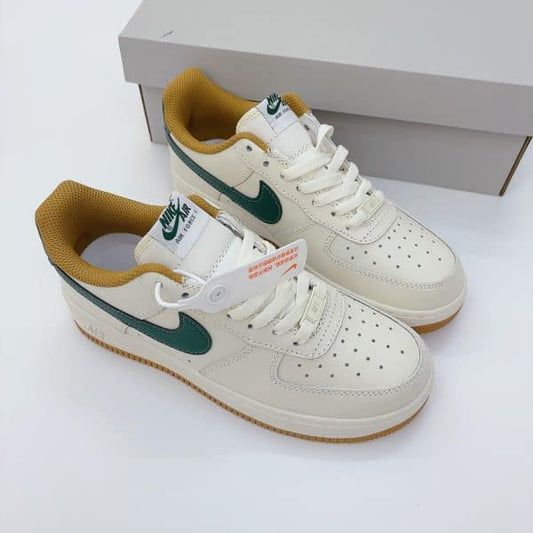 Fabriqué à la main AF1 Crème Blanc Beige Vert Gomme