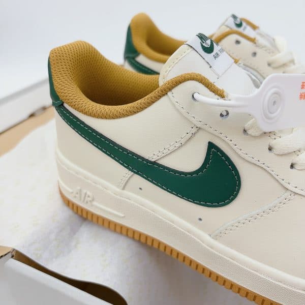Fabriqué à la main AF1 Crème Blanc Beige Vert Gomme