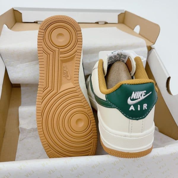 Fabriqué à la main AF1 Crème Blanc Beige Vert Gomme
